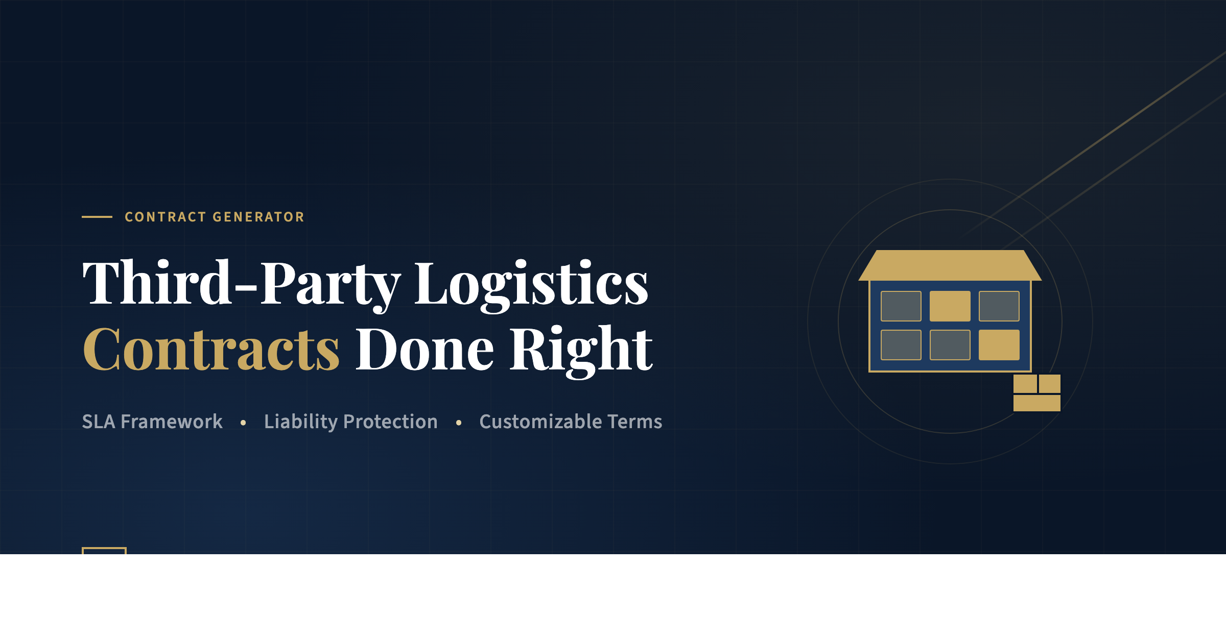 3PL Agreement Generator — Third-Party Logistics Contract | Terms.Law
